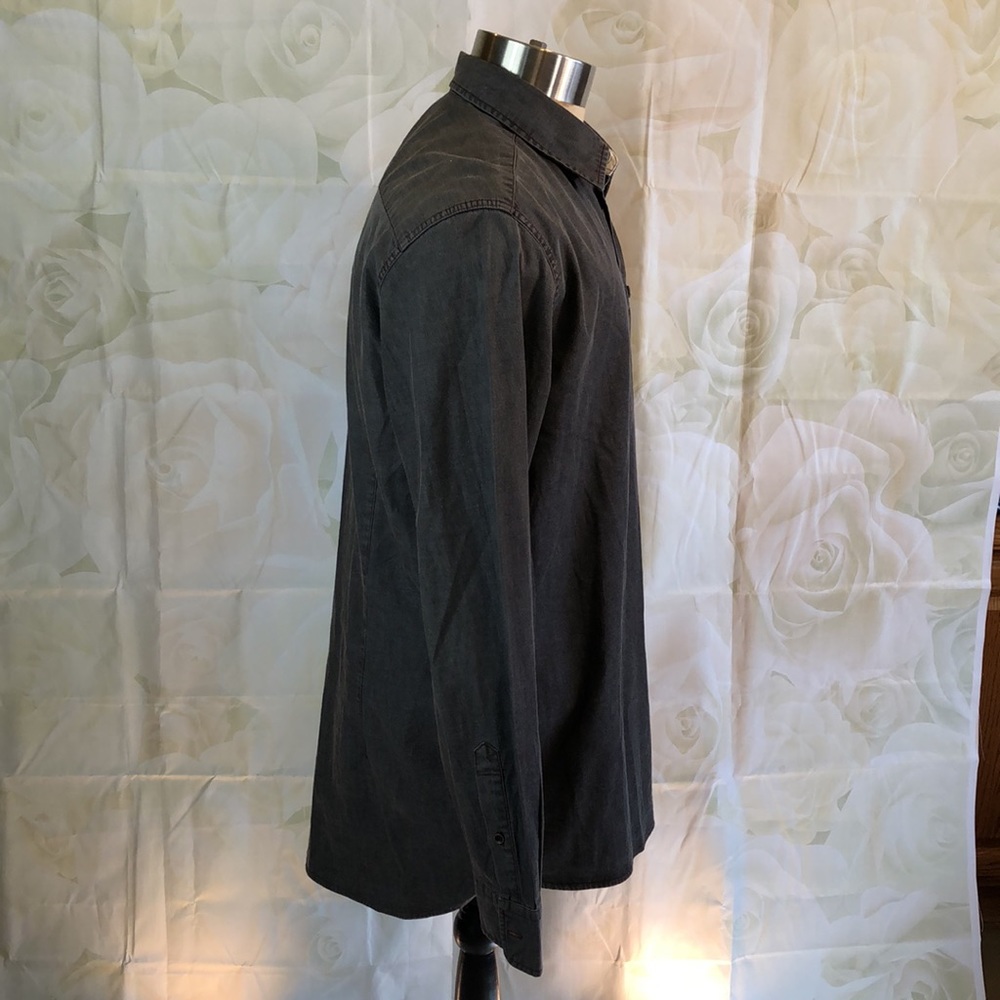 Agave Denim gray button down shirt. Like new! - Picture 2 of 8